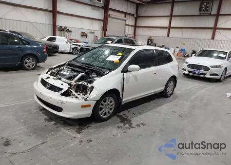 2002 Honda Civic Si из США, поврежденный, VIN SHHEP335X2U300884